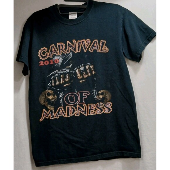 2010 Shinedown The Sound Of Madness Tour Sevendust Double Sided TShirt Small EUC - Picture 1 of 16